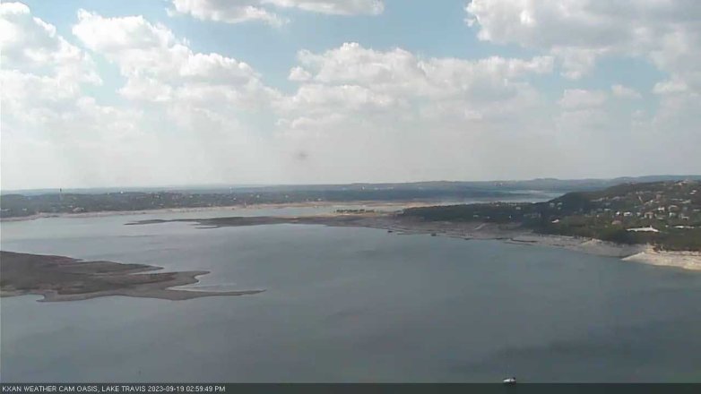 Lake Travis webcam, September 19, 2023 3:00 PM CT