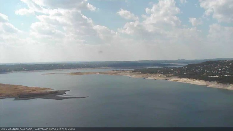 Lake Travis webcam, September 19, 2023 3:25 PM CT