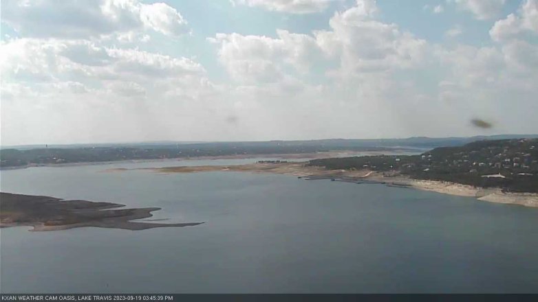 Lake Travis webcam, September 19, 2023 3:45 PM CT