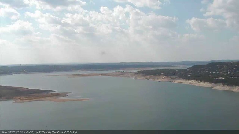 Lake Travis webcam, September 19, 2023 4:00 PM CT