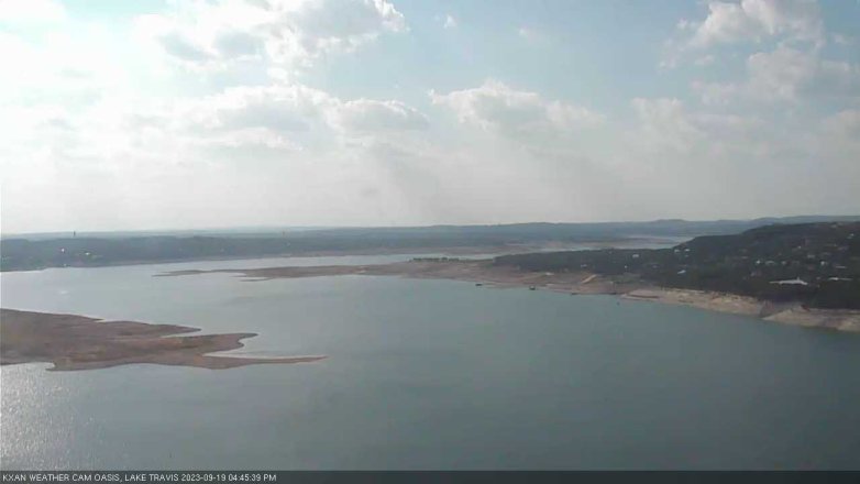 Lake Travis webcam, September 19, 2023 4:45 PM CT