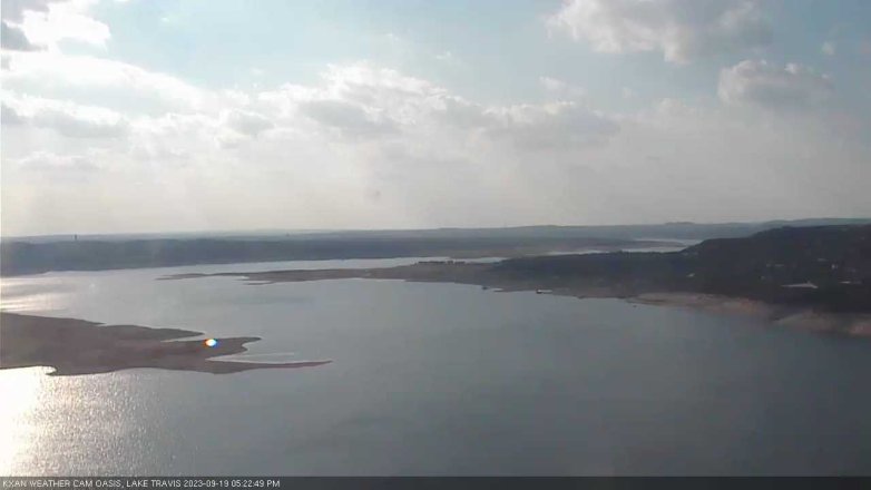 Lake Travis webcam, September 19, 2023 5:25 PM CT