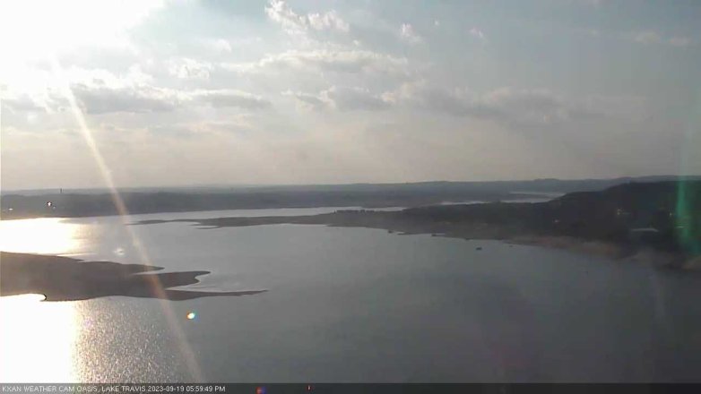 Lake Travis webcam, September 19, 2023 6:00 PM CT