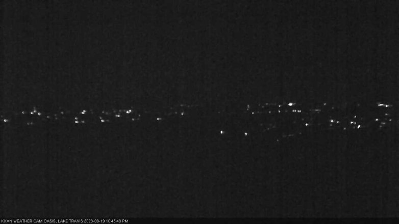 Lake Travis webcam, September 19, 2023 10:45 PM CT