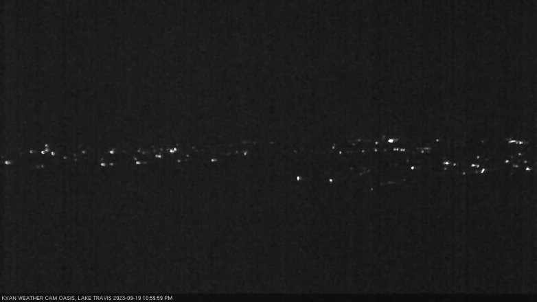 Lake Travis webcam, September 19, 2023 11:00 PM CT