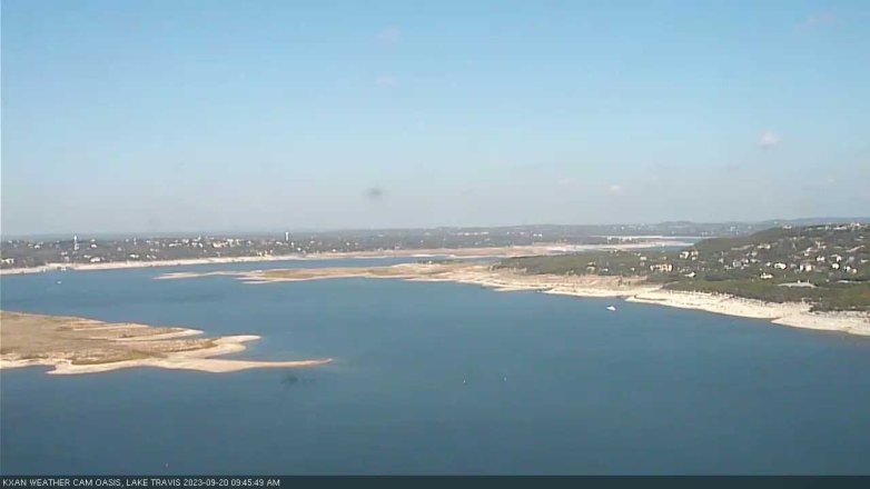 Lake Travis webcam, September 20, 2023 9:45 AM CT