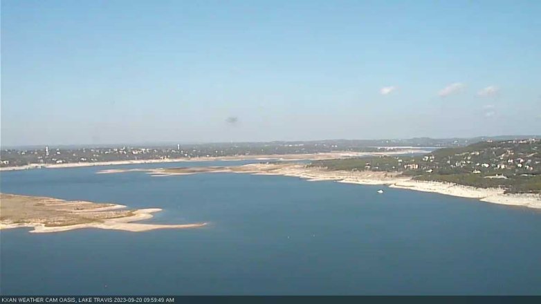 Lake Travis webcam, September 20, 2023 10:00 AM CT