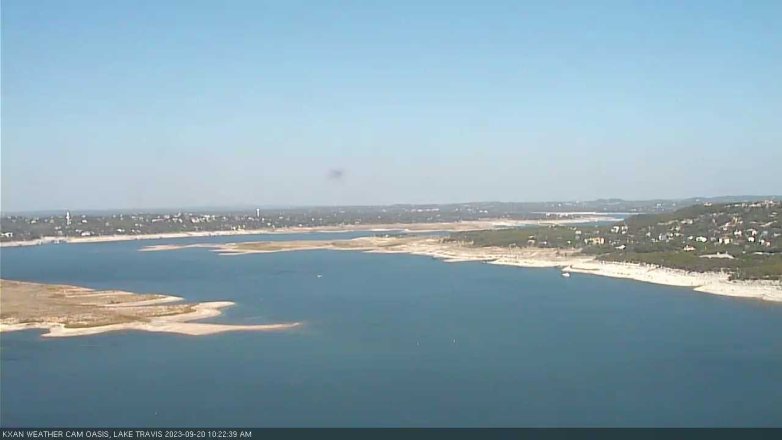Lake Travis webcam, September 20, 2023 10:25 AM CT