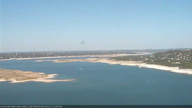 Lake Travis webcam, September 20, 2023 11:25 AM CT
