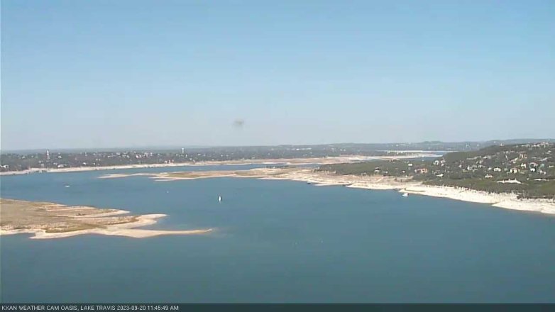 Lake Travis webcam, September 20, 2023 11:45 AM CT