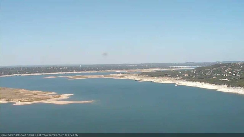 Lake Travis webcam, September 20, 2023 12:25 PM CT