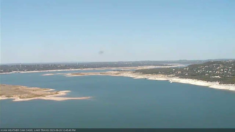 Lake Travis webcam, September 20, 2023 12:45 PM CT