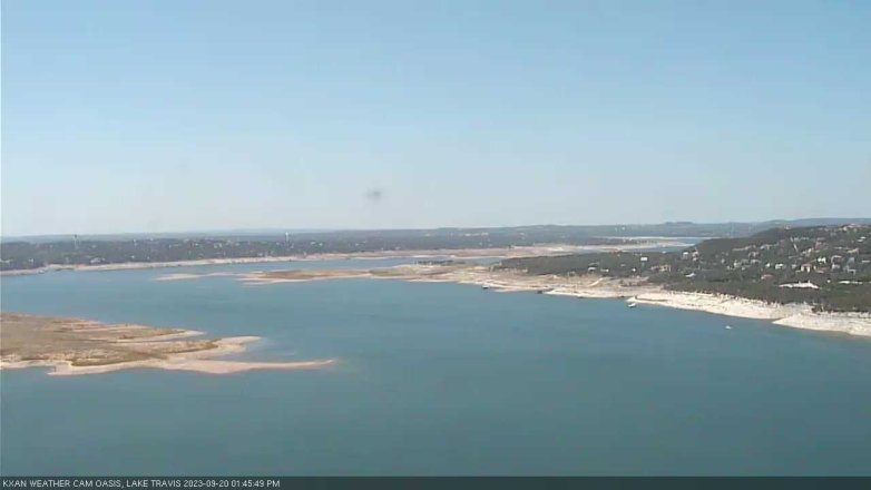 Lake Travis webcam, September 20, 2023 1:45 PM CT
