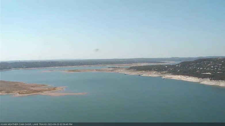 Lake Travis webcam, September 20, 2023 3:00 PM CT