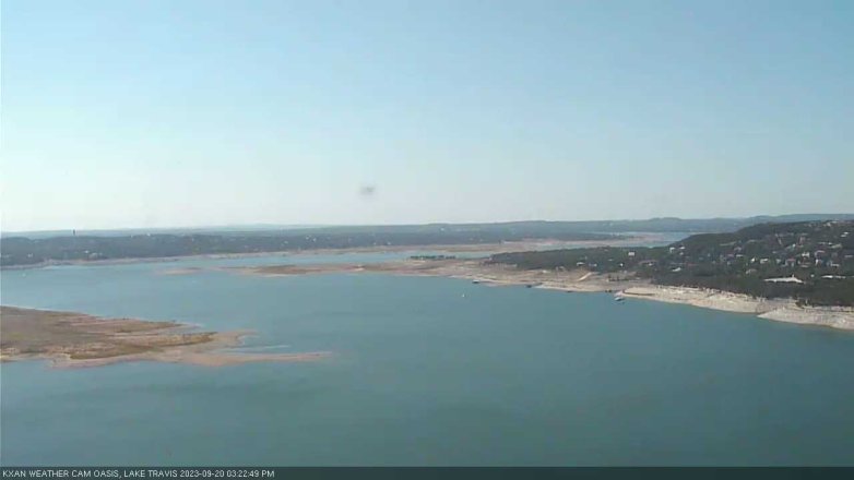 Lake Travis webcam, September 20, 2023 3:25 PM CT