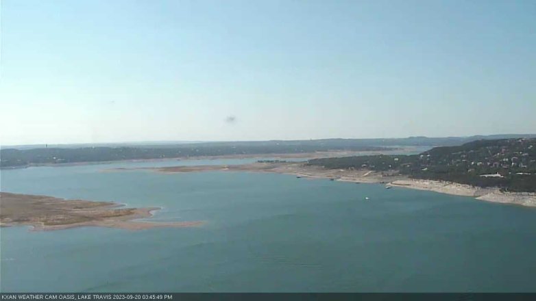 Lake Travis webcam, September 20, 2023 3:45 PM CT