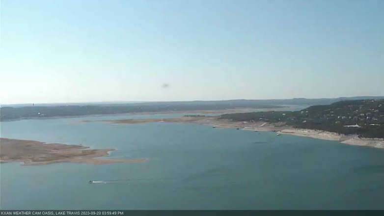 Lake Travis webcam, September 20, 2023 4:00 PM CT