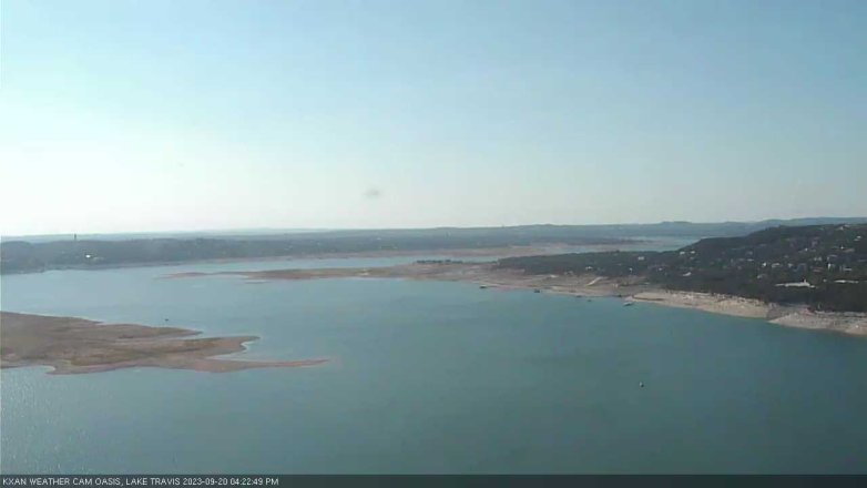 Lake Travis webcam, September 20, 2023 4:25 PM CT