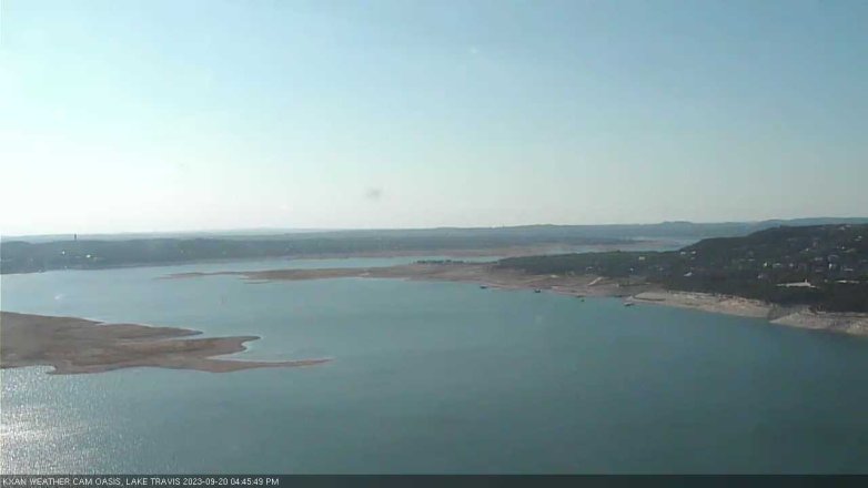 Lake Travis webcam, September 20, 2023 4:45 PM CT