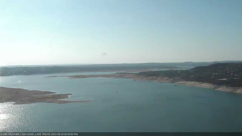 Lake Travis webcam, September 20, 2023 5:00 PM CT