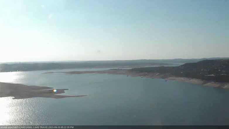 Lake Travis webcam, September 20, 2023 5:25 PM CT