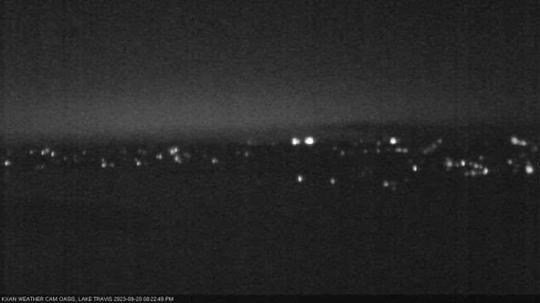 Lake Travis webcam, September 20, 2023 8:25 PM CT