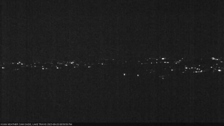 Lake Travis webcam, September 20, 2023 9:00 PM CT