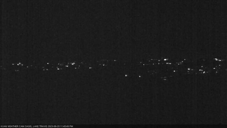 Lake Travis webcam, September 20, 2023 11:45 PM CT