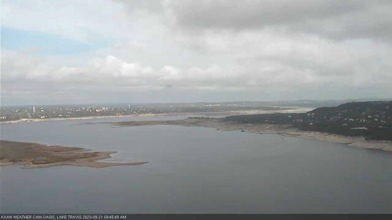 Lake Travis webcam, September 21, 2023 9:45 AM CT
