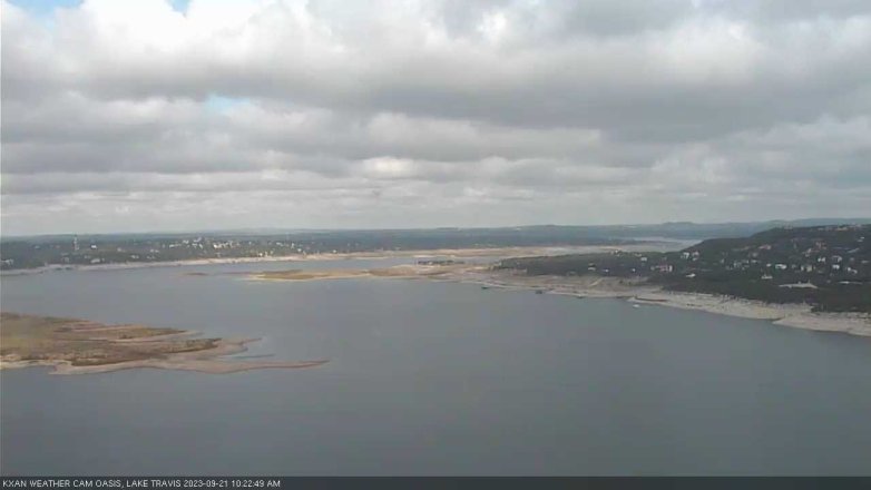 Lake Travis webcam, September 21, 2023 10:25 AM CT