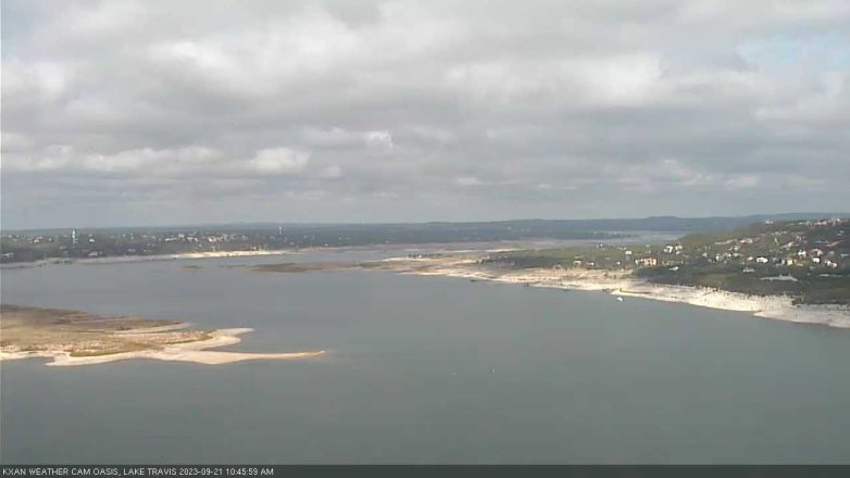 Lake Travis webcam, September 21, 2023 10:45 AM CT