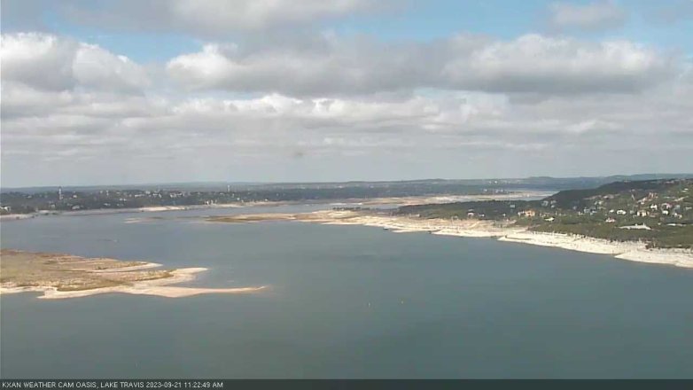 Lake Travis webcam, September 21, 2023 11:25 AM CT