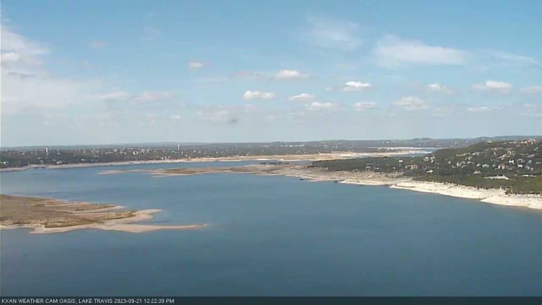 Lake Travis webcam, September 21, 2023 12:25 PM CT