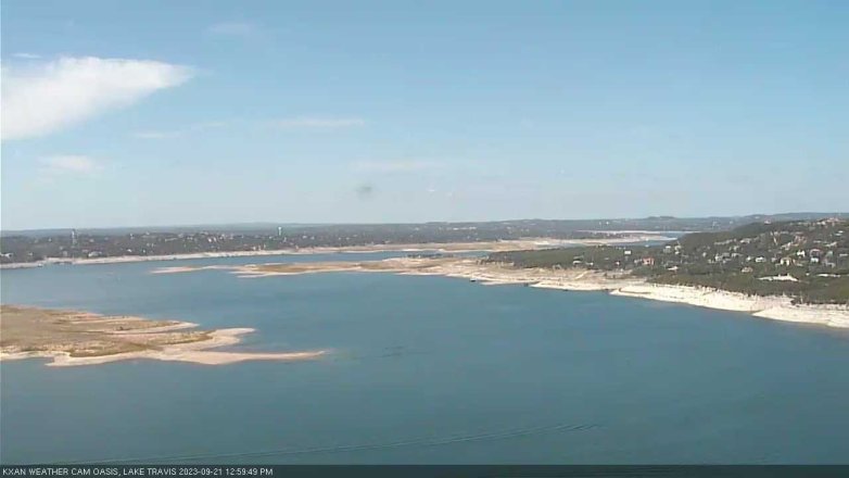 Lake Travis webcam, September 21, 2023 1:00 PM CT