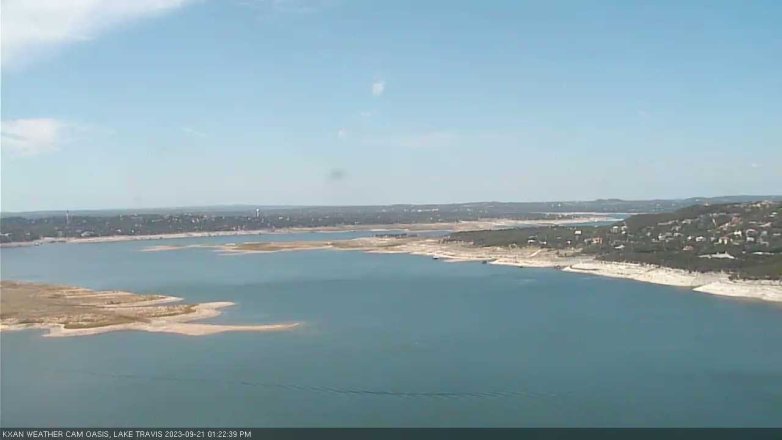 Lake Travis webcam, September 21, 2023 1:25 PM CT