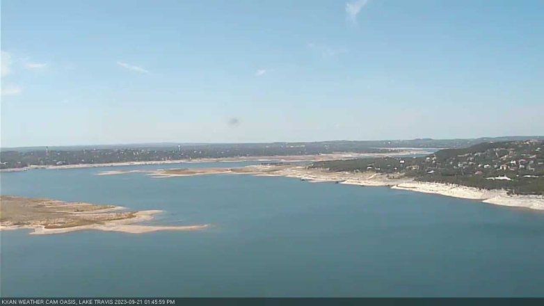 Lake Travis webcam, September 21, 2023 1:45 PM CT