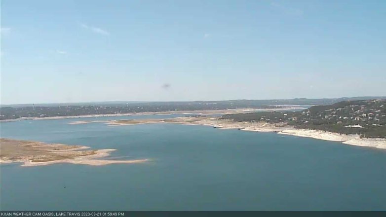 Lake Travis webcam, September 21, 2023 2:00 PM CT