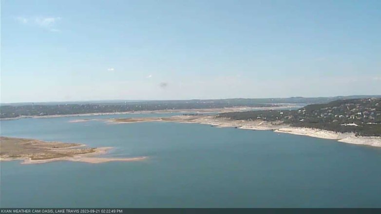 Lake Travis webcam, September 21, 2023 2:25 PM CT