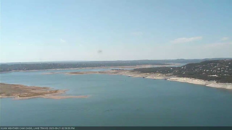 Lake Travis webcam, September 21, 2023 3:00 PM CT