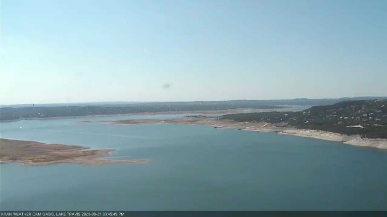 Lake Travis webcam, September 21, 2023 3:45 PM CT
