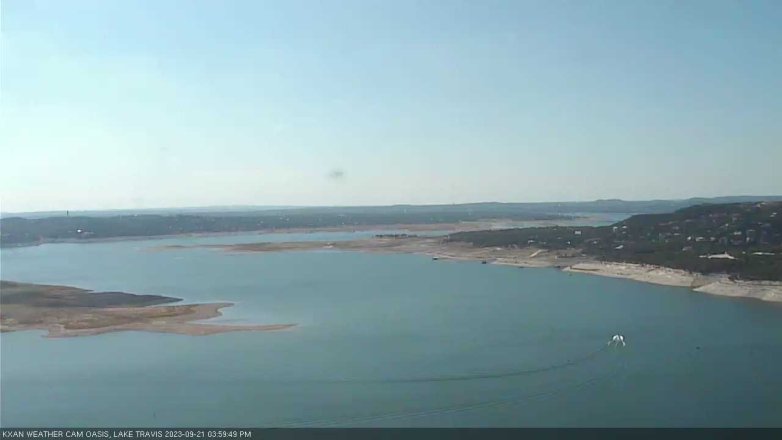 Lake Travis webcam, September 21, 2023 4:00 PM CT