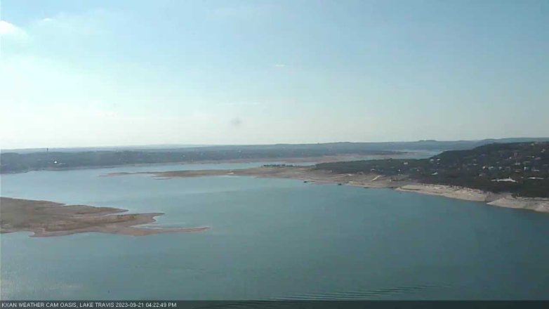 Lake Travis webcam, September 21, 2023 4:25 PM CT