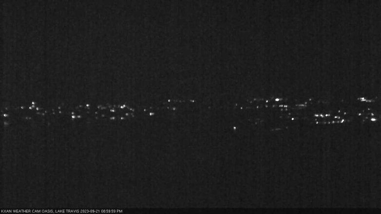 Lake Travis webcam, September 21, 2023 9:00 PM CT
