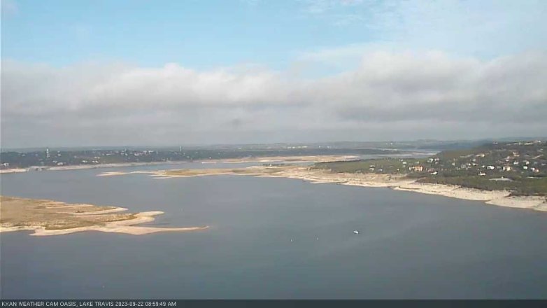 Lake Travis webcam, September 22, 2023 9:00 AM CT