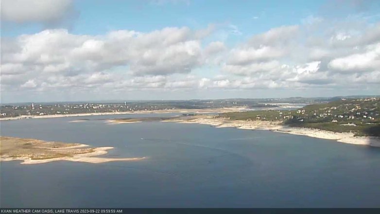 Lake Travis webcam, September 22, 2023 10:00 AM CT