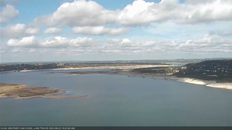 Lake Travis webcam, September 22, 2023 10:25 AM CT