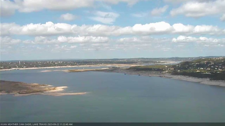 Lake Travis webcam, September 22, 2023 11:25 AM CT
