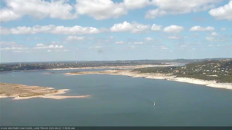 Lake Travis webcam, September 22, 2023 12:00 PM CT