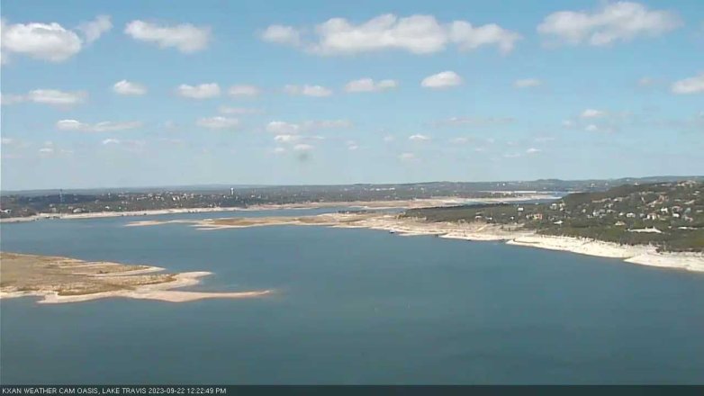 Lake Travis webcam, September 22, 2023 12:25 PM CT