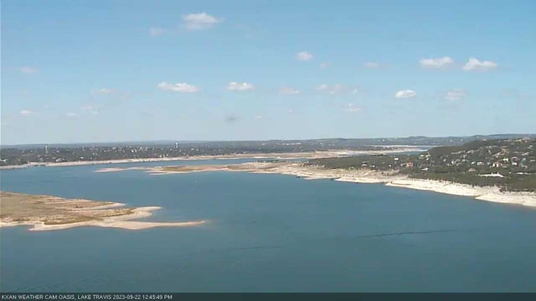 Lake Travis webcam, September 22, 2023 12:45 PM CT